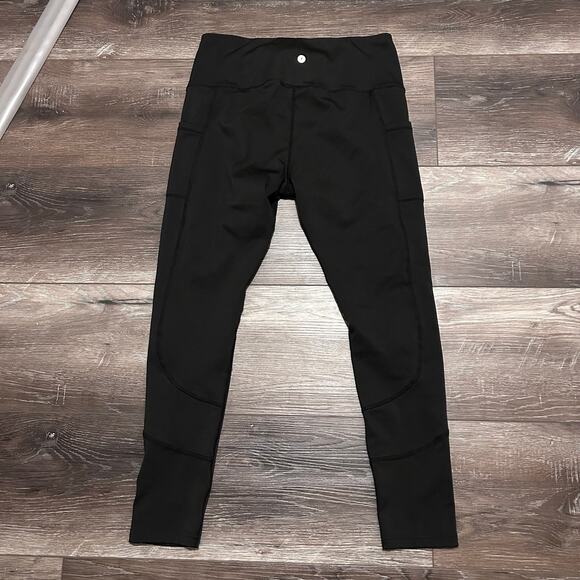 R. Sophia Women's Black Leggings Size Large - Picture 2 of 6